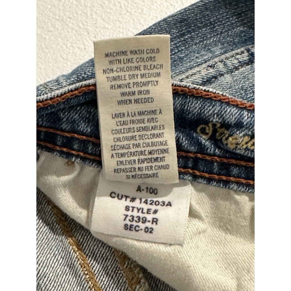 American Eagle Vintage Y2K Jeans Stretch Skinny Flare Sz 6 Regular 31.5" Inseam - Picture 11 of 16